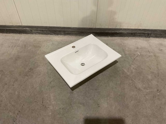 Allibert 61cm kosmik-fascine ceram wbas 60 1b 829159 wasbak - afbeelding 20 van  34