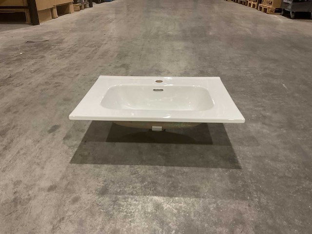 Allibert 61cm kosmik-fascine ceram wbas 60 1b 829159 wasbak - afbeelding 11 van  34
