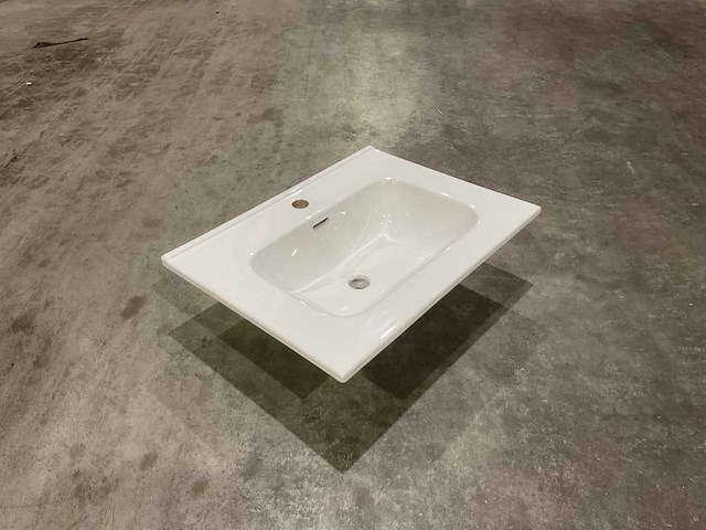 Allibert 61cm kosmik-fascine ceram wbas 60 1b 829159 wasbak - afbeelding 28 van  34