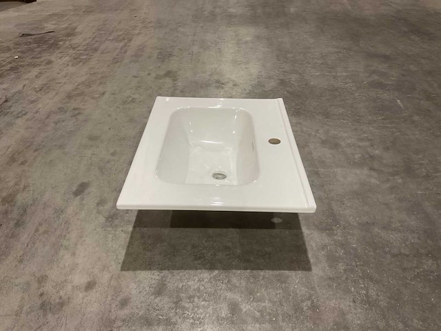 Allibert 61cm kosmik-fascine ceram wbas 60 1b 829159 wasbak - afbeelding 33 van  34