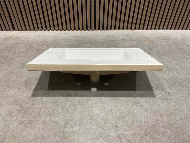 Allibert 70cm plan ceramique carre 1v 70 blanc 818270 wastafels 23 stuks - afbeelding 17 van  45