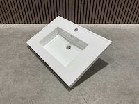 Allibert 70cm plan ceramique carre 1v 70 blanc 818270 wastafels 23 stuks - afbeelding 21 van  45
