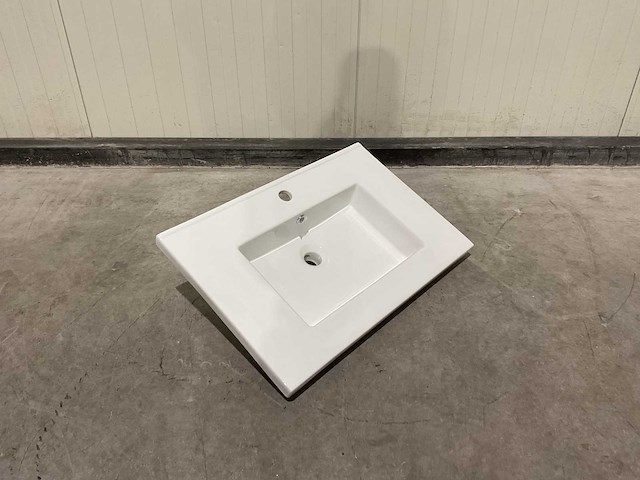 Allibert 70cm plan ceramique carre 1v 70 blanc 818270 wastafels 23 stuks - afbeelding 27 van  45