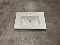 Allibert 70cm plan ceramique carre 1v 70 blanc 818270 wastafels 23 stuks - afbeelding 34 van  45