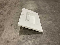Allibert 70cm plan ceramique carre 1v 70 blanc 818270 wastafels 23 stuks - afbeelding 41 van  45