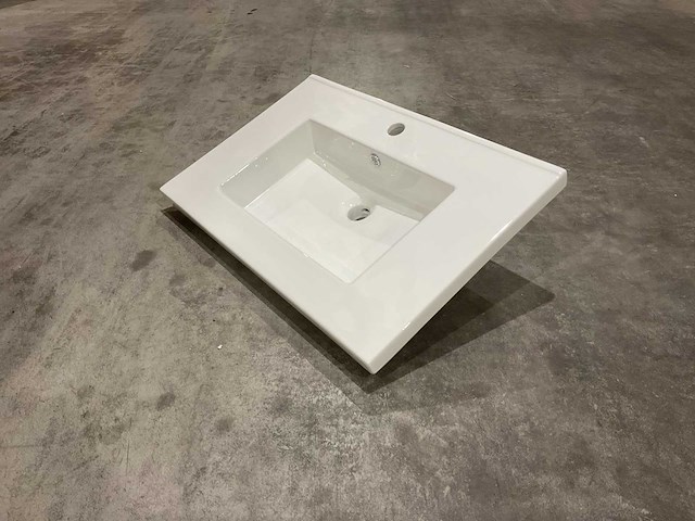 Allibert 70cm plan ceramique carre 1v 70 blanc 818270 wastafels 25 stuks - afbeelding 2 van  43