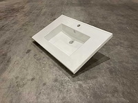 Allibert 70cm plan ceramique carre 1v 70 blanc 818270 wastafels 25 stuks - afbeelding 2 van  43