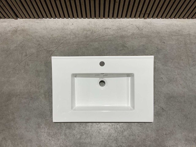 Allibert 70cm plan ceramique carre 1v 70 blanc 818270 wastafels 25 stuks - afbeelding 13 van  43