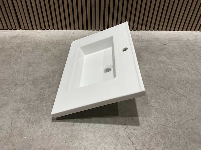 Allibert 70cm plan ceramique carre 1v 70 blanc 818270 wastafels 25 stuks - afbeelding 20 van  43