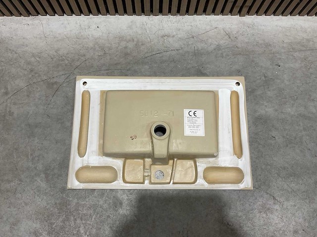 Allibert 70cm plan ceramique carre 1v 70 blanc 818270 wastafels 25 stuks - afbeelding 22 van  43