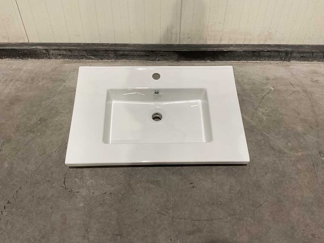 Allibert 70cm plan ceramique carre 1v 70 blanc 818270 wastafels 25 stuks - afbeelding 24 van  43