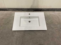 Allibert 70cm plan ceramique carre 1v 70 blanc 818270 wastafels 25 stuks - afbeelding 24 van  43
