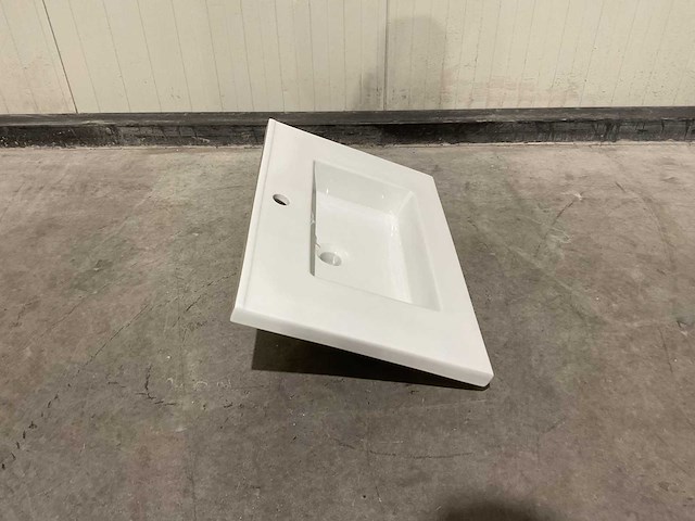 Allibert 70cm plan ceramique carre 1v 70 blanc 818270 wastafels 25 stuks - afbeelding 27 van  43