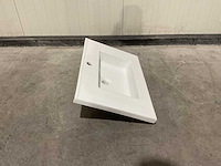 Allibert 70cm plan ceramique carre 1v 70 blanc 818270 wastafels 25 stuks - afbeelding 27 van  43