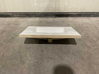Allibert 70cm plan ceramique carre 1v 70 blanc 818270 wastafels 25 stuks - afbeelding 29 van  43