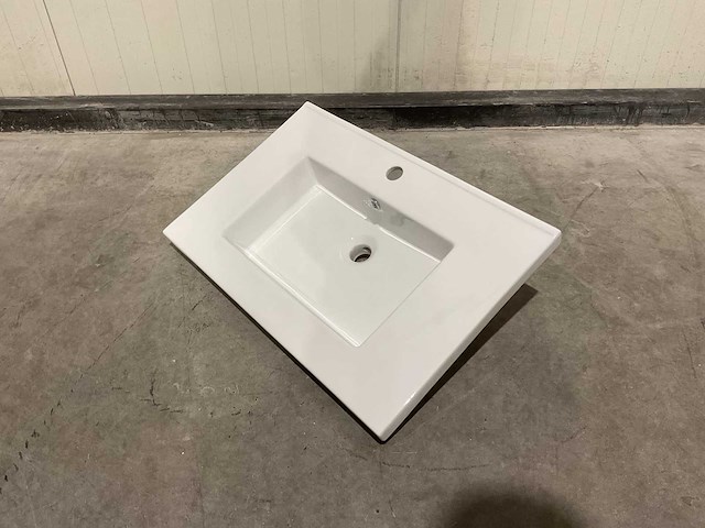 Allibert 70cm plan ceramique carre 1v 70 blanc 818270 wastafels 25 stuks - afbeelding 33 van  43