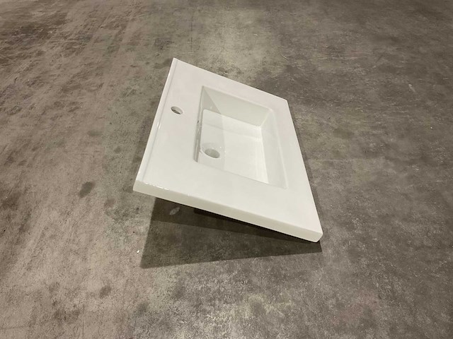 Allibert 70cm plan ceramique carre 1v 70 blanc 818270 wastafels 25 stuks - afbeelding 32 van  43