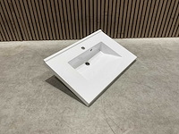 Allibert 70cm plan polybeton 1 vasque blanc 813873 wasbak - afbeelding 14 van  38