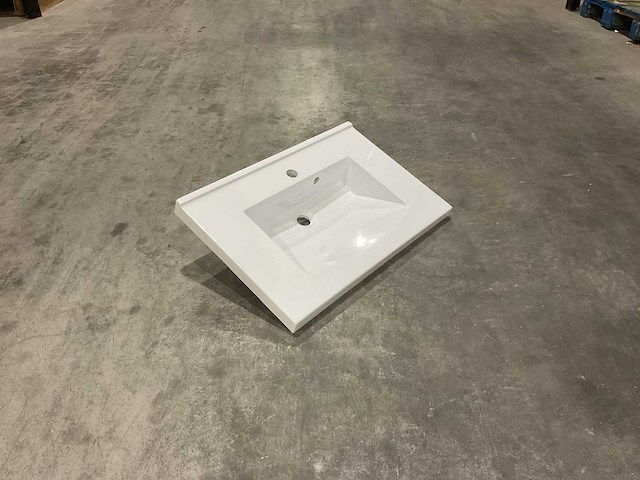 Allibert 70cm plan polybeton 1 vasque blanc 813873 wasbak - afbeelding 33 van  38