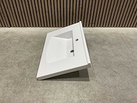 Allibert 70cm plan polybeton 1 vasque blanc 813873 wasbak - afbeelding 19 van  38