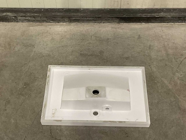 Allibert 70cm plan polybeton 1 vasque blanc 813873 wasbak - afbeelding 32 van  38