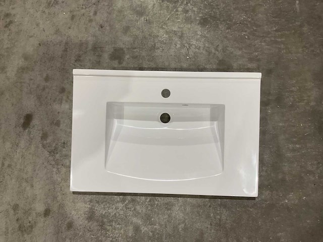 Allibert 70cm plan polybeton 1 vasque blanc 813873 wasbak - afbeelding 23 van  38