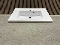 Allibert 70cm plan polybeton 1 vasque blanc 813873 wasbak - afbeelding 11 van  38