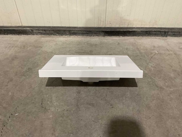 Allibert 70cm plan polybeton 1 vasque blanc 813873 wasbak - afbeelding 28 van  38