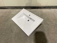 Allibert 70cm plan polybeton 1 vasque blanc 813873 wasbak - afbeelding 31 van  38