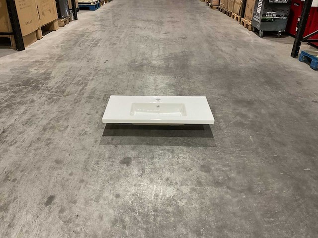 Allibert 80 cm plan ceram fit 1v blanc 820486 wasbak - afbeelding 1 van  31