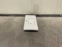 Allibert 80 cm plan ceram fit 1v blanc 820486 wasbak - afbeelding 23 van  31