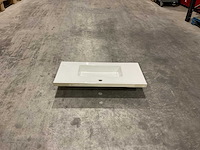 Allibert 80 cm plan ceram fit 1v blanc 820486 wasbak - afbeelding 29 van  31