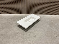 Allibert 80 cm plan ceram fit 1v blanc 820486 wasbak - afbeelding 11 van  36