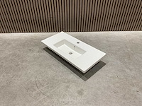 Allibert 80 cm plan ceram fit 1v blanc 820486 wasbak - afbeelding 18 van  36