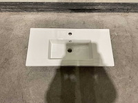 Allibert 80 cm plan ceram fit 1v blanc 820486 wasbak - afbeelding 20 van  36