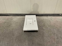 Allibert 80 cm plan ceram fit 1v blanc 820486 wasbak - afbeelding 28 van  36
