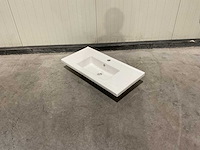 Allibert 80 cm plan ceram fit 1v blanc 820486 wasbak - afbeelding 27 van  34
