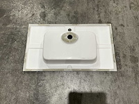 Allibert 80 cm polybeton basin 1 tank 826718 wasbak - afbeelding 3 van  34