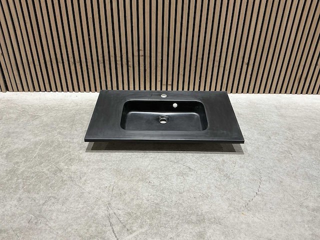 Allibert 80 cm polybeton basin 1 tank 826718 wasbak - afbeelding 8 van  34