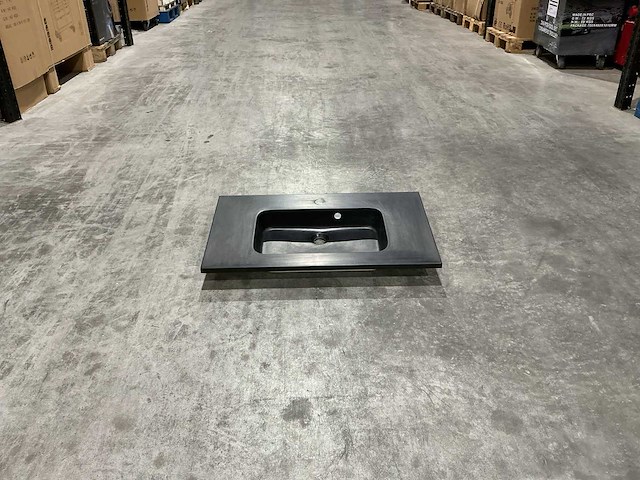 Allibert 80 cm polybeton basin 1 tank 826718 wasbak - afbeelding 1 van  34