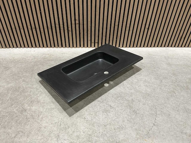 Allibert 80 cm polybeton basin 1 tank 826718 wasbak - afbeelding 14 van  34