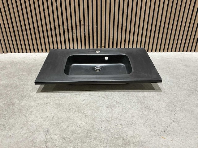 Allibert 80 cm polybeton basin 1 tank 826718 wasbak - afbeelding 17 van  34