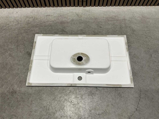 Allibert 80 cm polybeton basin 1 tank 826718 wasbak - afbeelding 18 van  34