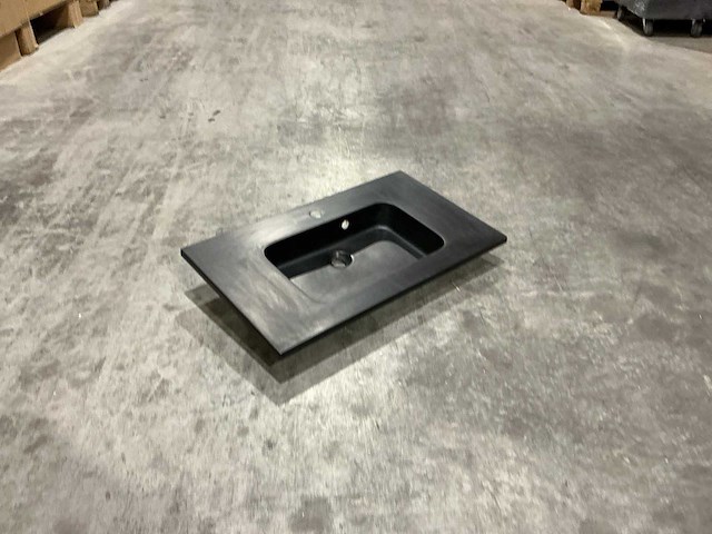 Allibert 80 cm polybeton basin 1 tank 826718 wasbak - afbeelding 23 van  34