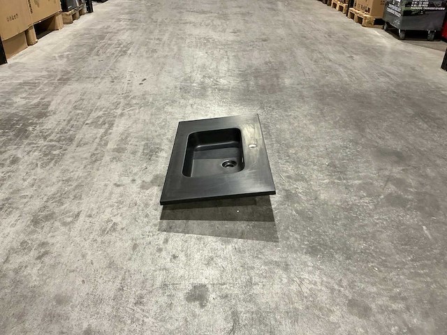 Allibert 80 cm polybeton basin 1 tank 826718 wasbak - afbeelding 34 van  34