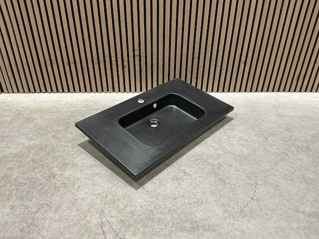 Allibert 80 cm polybeton basin 1 tank 826718 wasbak - afbeelding 17 van  34