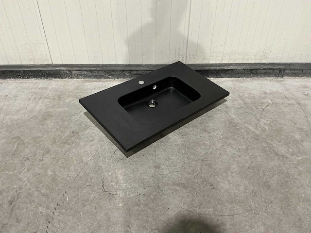 Allibert 80 cm polybeton basin 1 tank 826718 wasbak - afbeelding 27 van  34
