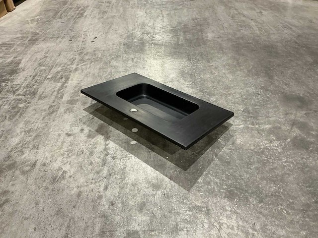 Allibert 80 cm polybeton basin 1 tank 826718 wasbak - afbeelding 7 van  34