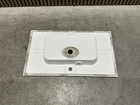 Allibert 80 cm polybeton basin 1 tank 826718 wasbak - afbeelding 2 van  8