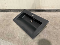 Allibert 80cm nexx 800x460 solid black 816338 wasbak - afbeelding 28 van  36